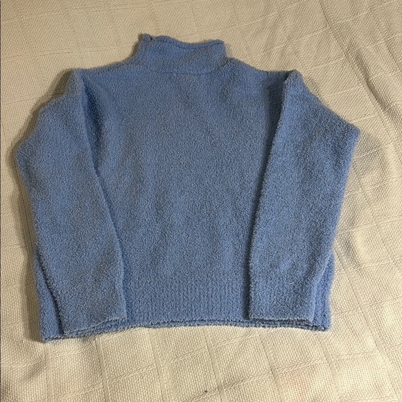 Sincerely Jules Blue Cowl Neck Sweater Relaxed Fit - Picture 2 of 4
